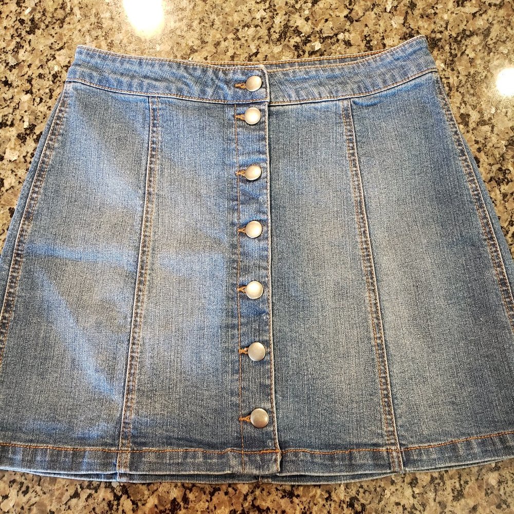 Women's/juniors light jean mini skirt - size 9